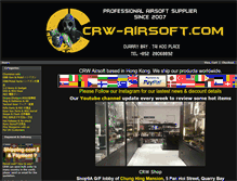 Tablet Screenshot of crw-airsoft.com